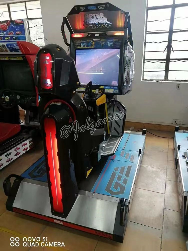 AFTER BURNER CLIMAX DELUXE MOTION ARCADE MACHINE SEGA