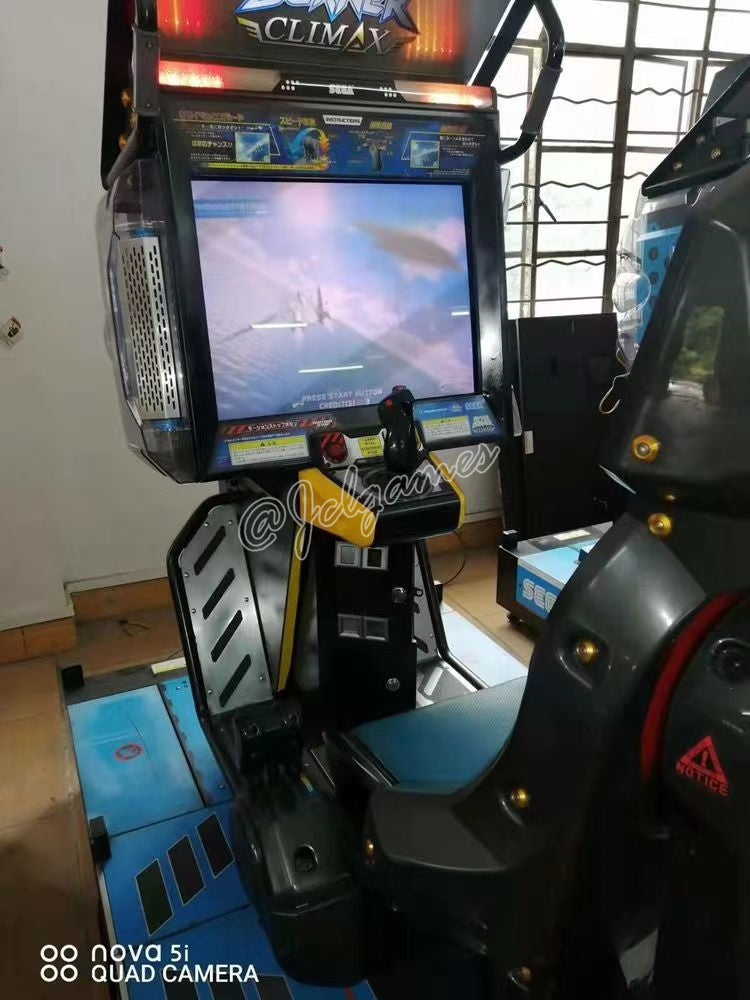 AFTER BURNER CLIMAX DELUXE MOTION ARCADE MACHINE SEGA