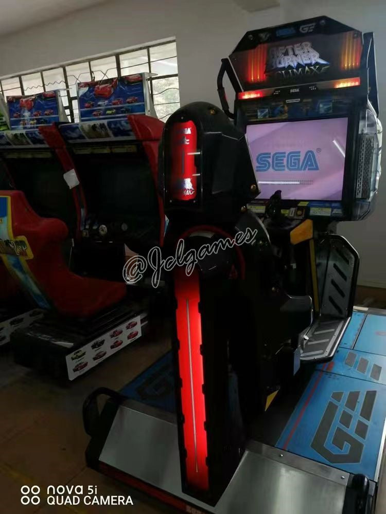 AFTER BURNER CLIMAX DELUXE MOTION ARCADE MACHINE SEGA