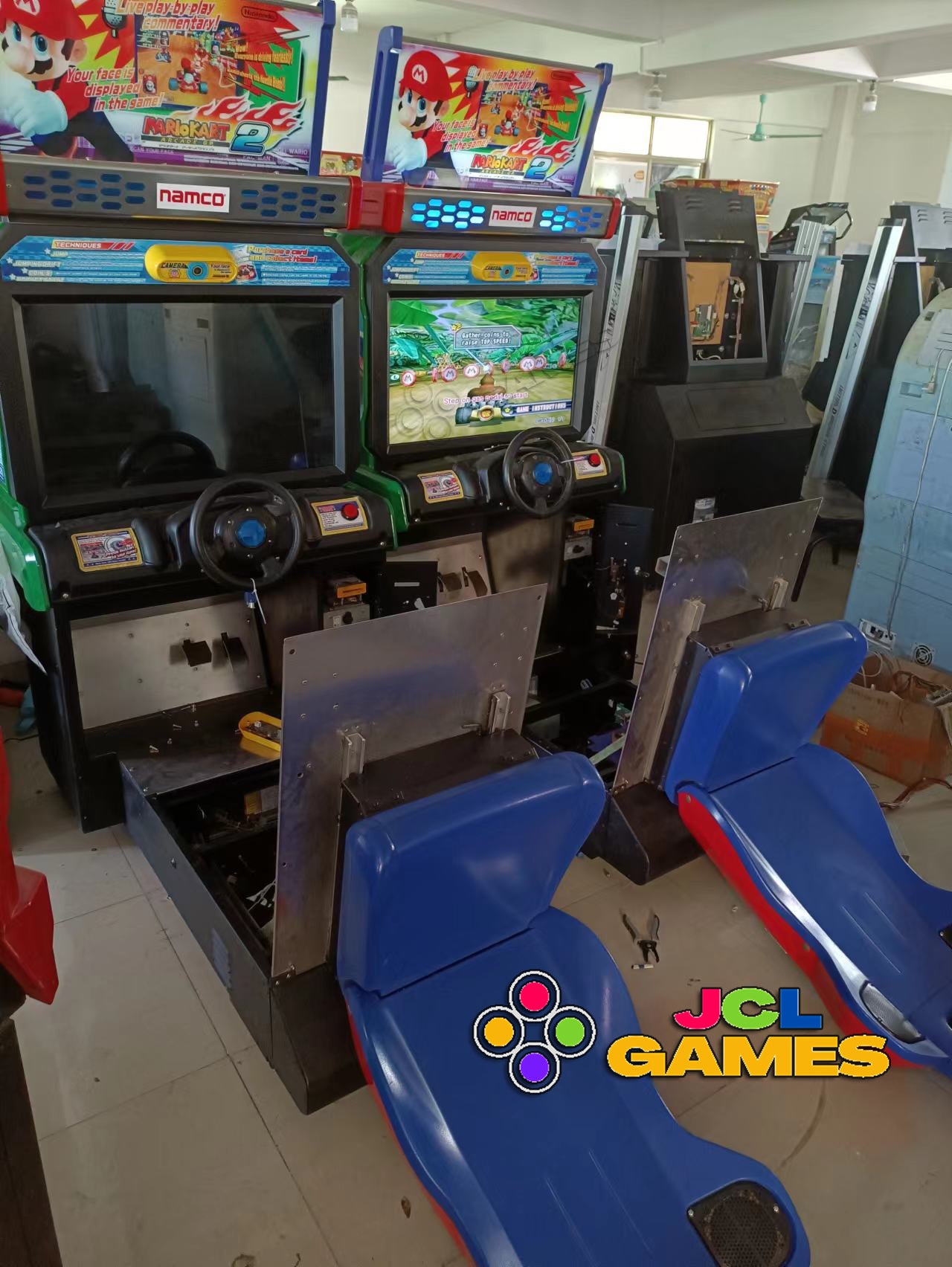 Retro Mario Kart Gp2 Driving Arcade