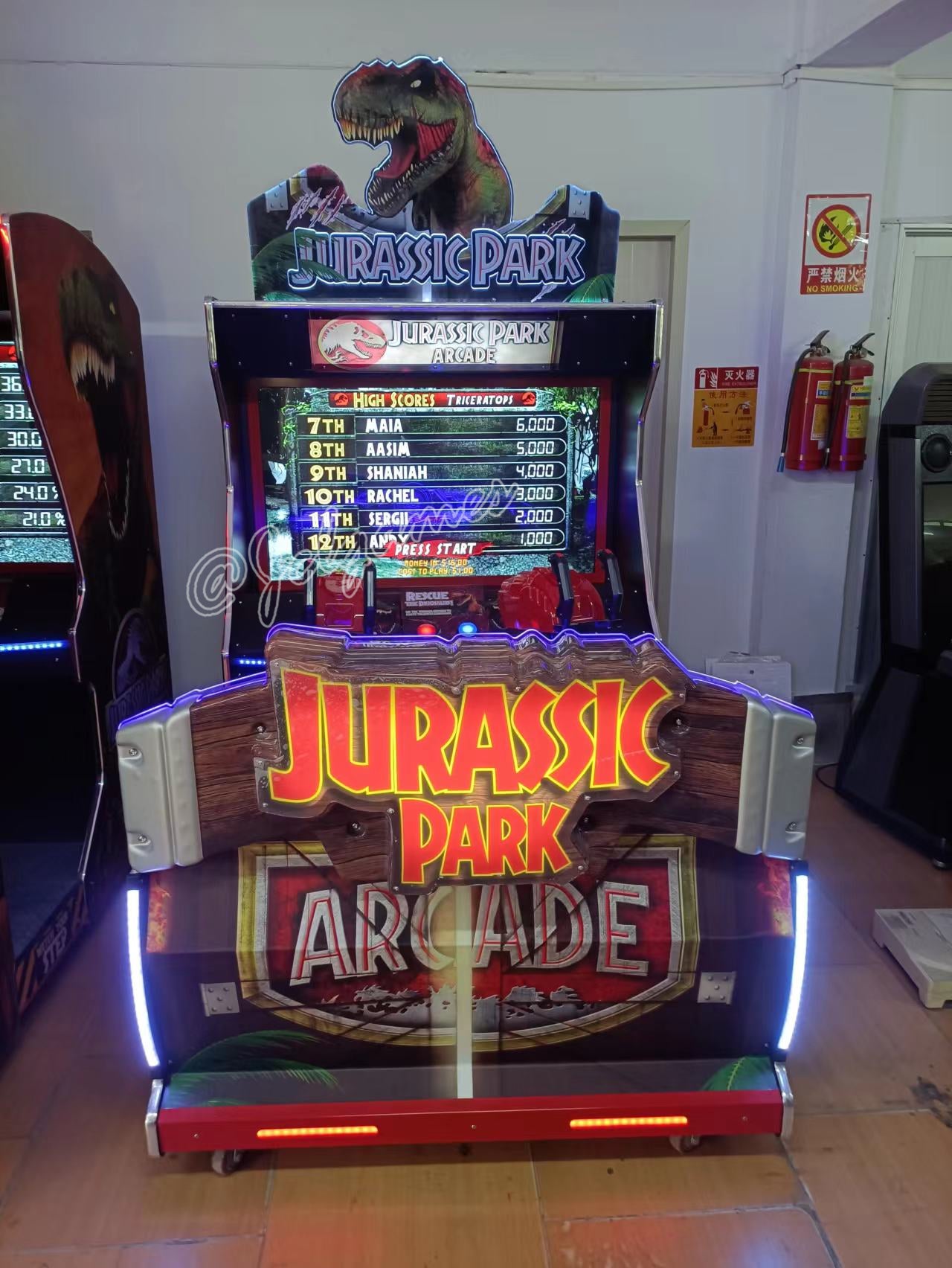 2022 Buy Jurassic Park Gun shooting arcade motion
