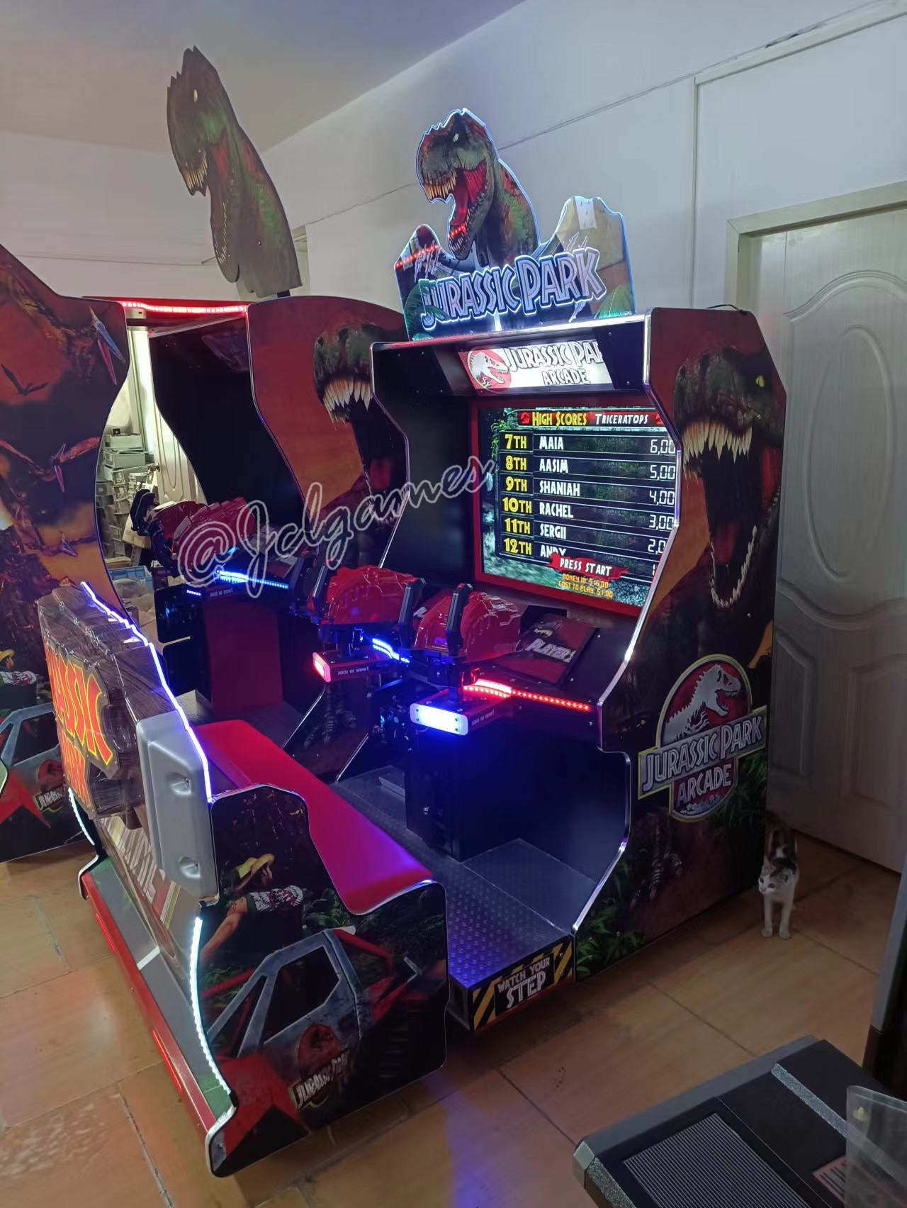 2022 Buy Jurassic Park Gun shooting arcade motion