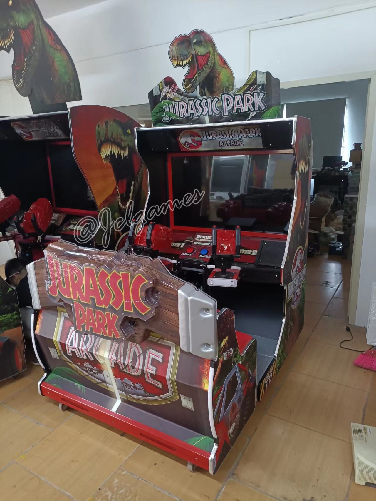 2022 Buy Jurassic Park Gun shooting arcade motion