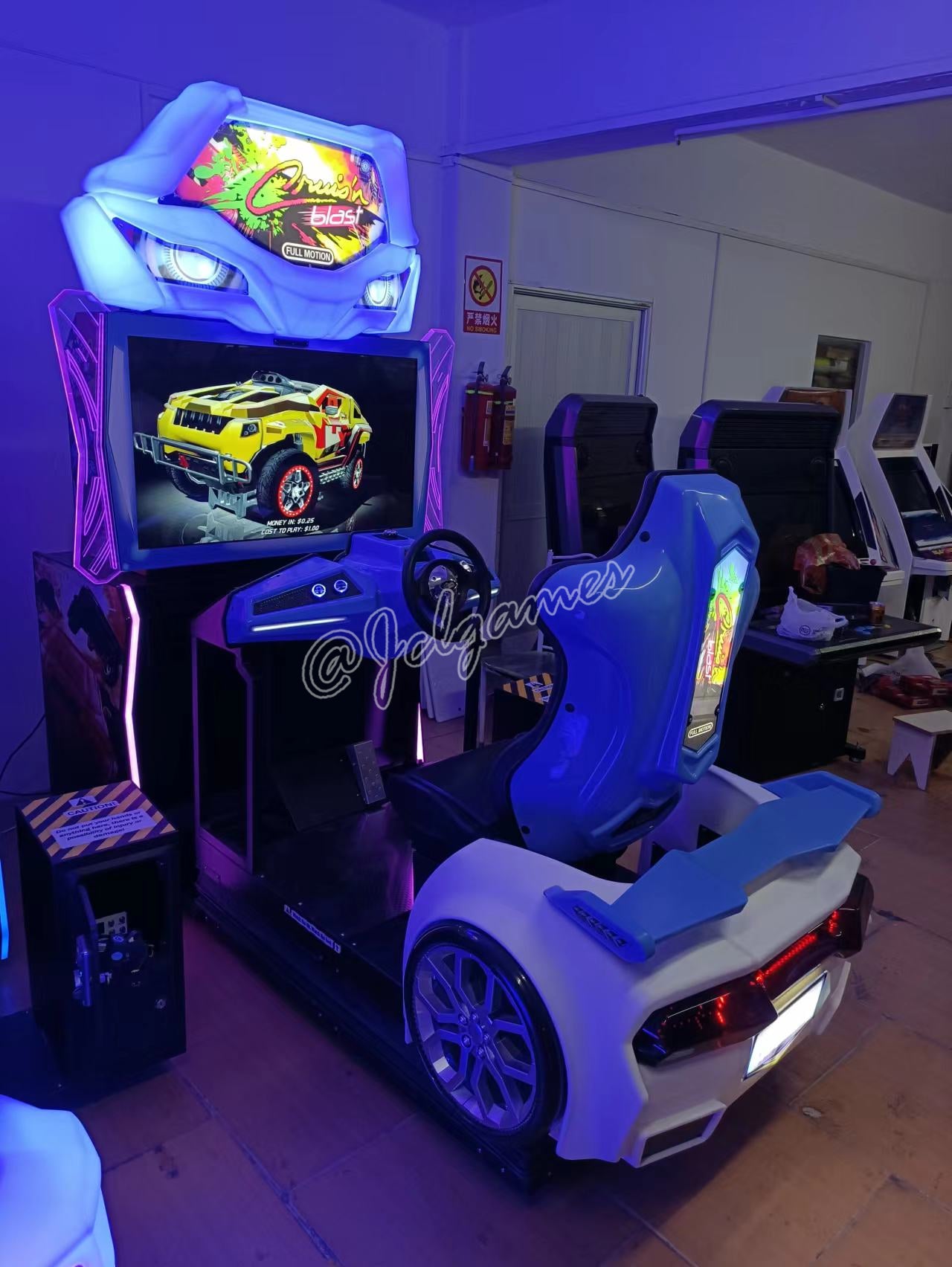 Cruis'n Blast Deluxe Full Motion Racing Arcade 2022 Best Buy JCL Games