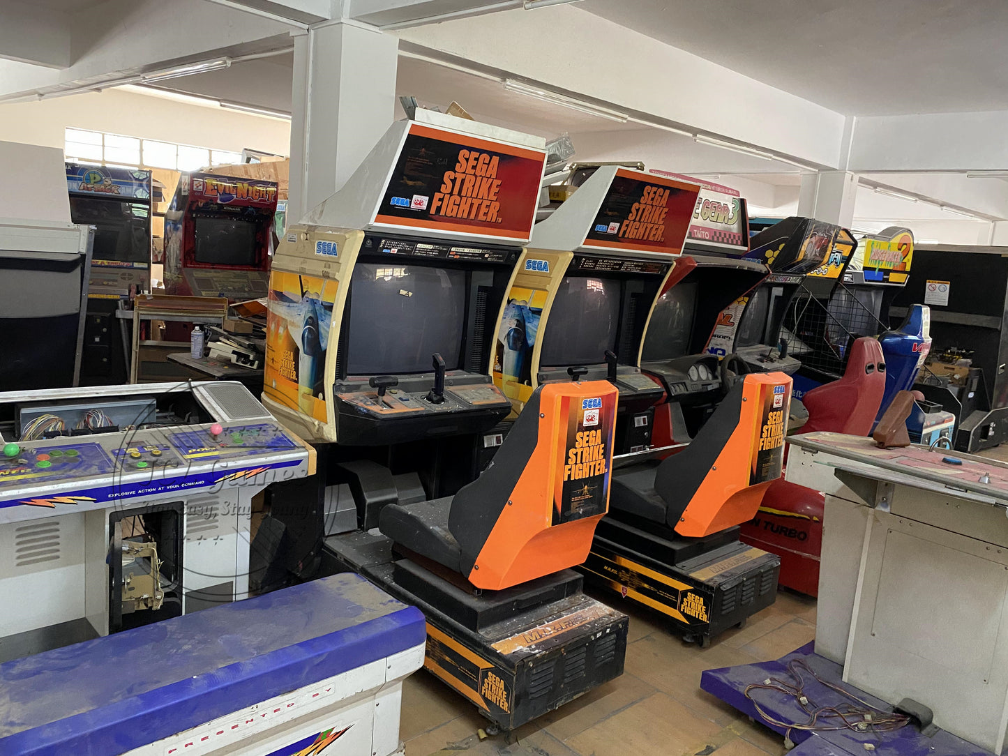 Original Sega Strike Fighter Driving Arcade for Sale