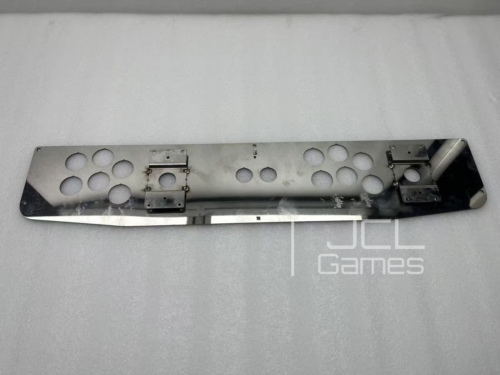 Back view and mounting holes for 1:1 reproduction arcade console panel