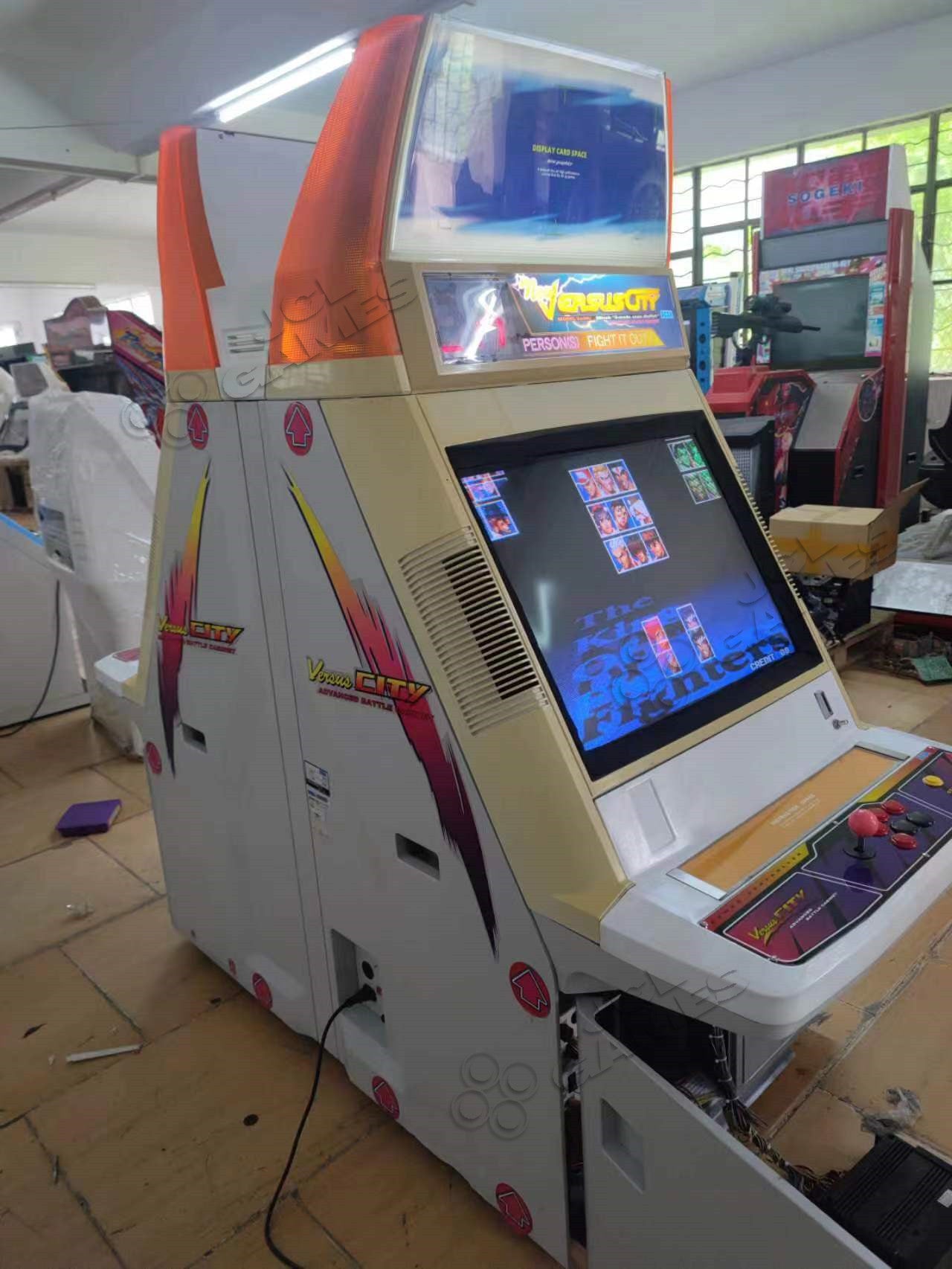 Half-Restoration Sega New Versus City Arcade Candy Cabs JCL games 