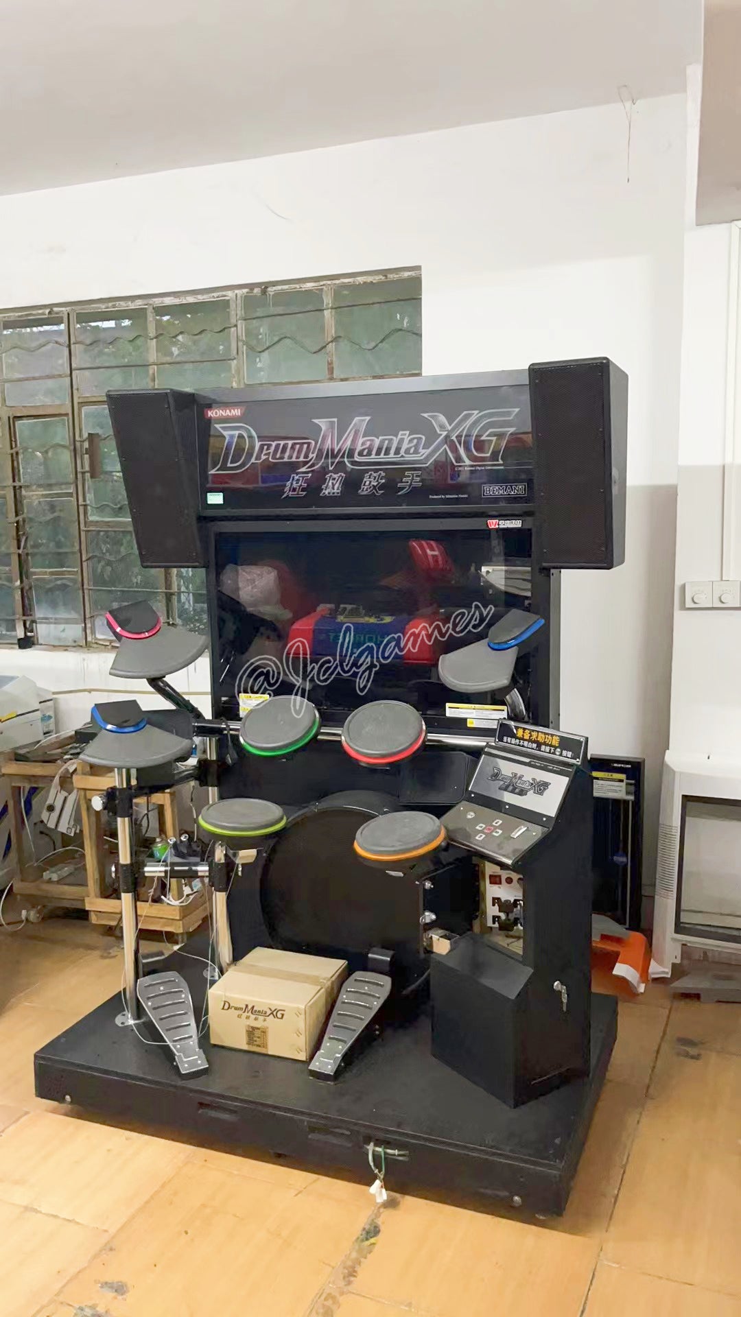 Konami Drum Mania XG Arcade Music Machine (new)-JCL Games