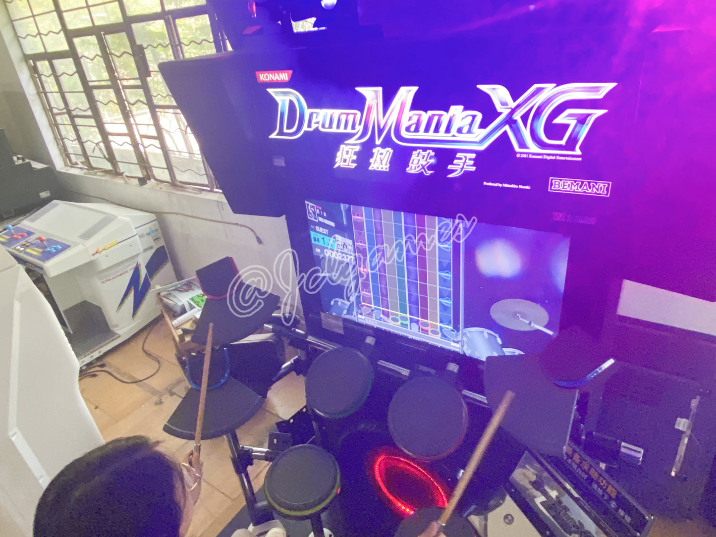 Konami Drum Mania XG Arcade Music Machine (new)-JCL Games